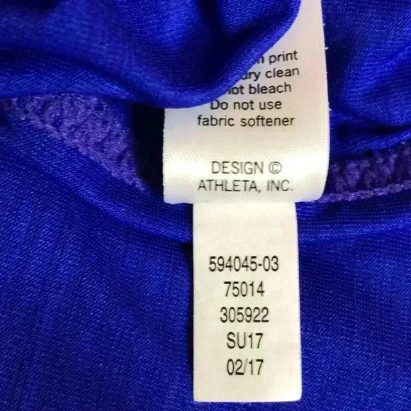 Athleta Sleeveless Top Outdoor Front Zip Size S - Picture 5 of 7